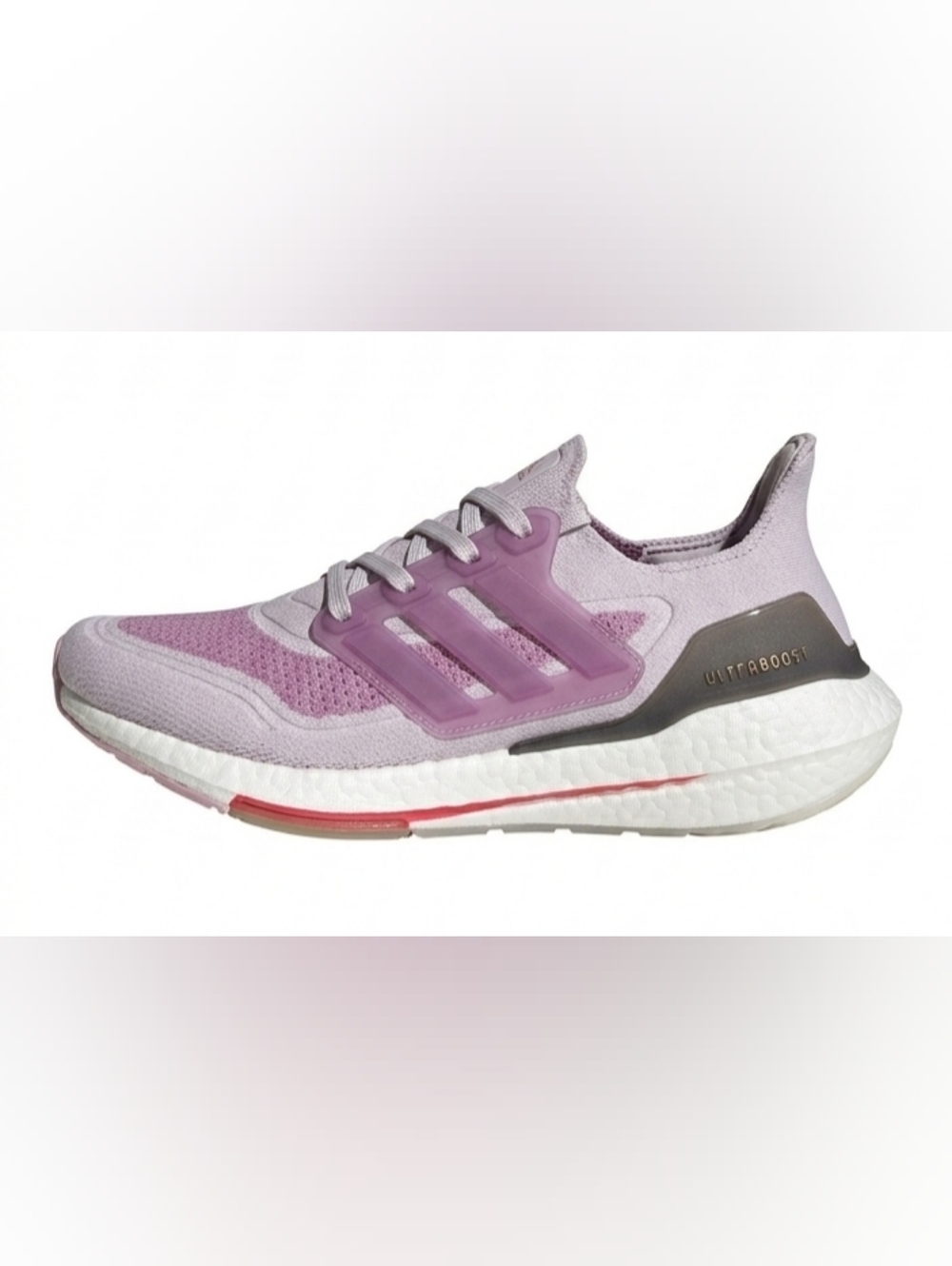 ADIDAS  Women's Ultraboost Lavender/Pink Running Sneakers - Picture 2 of 4
